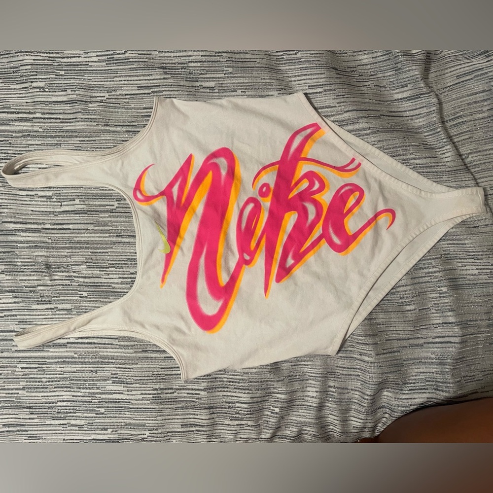 Nike spray paint body suit